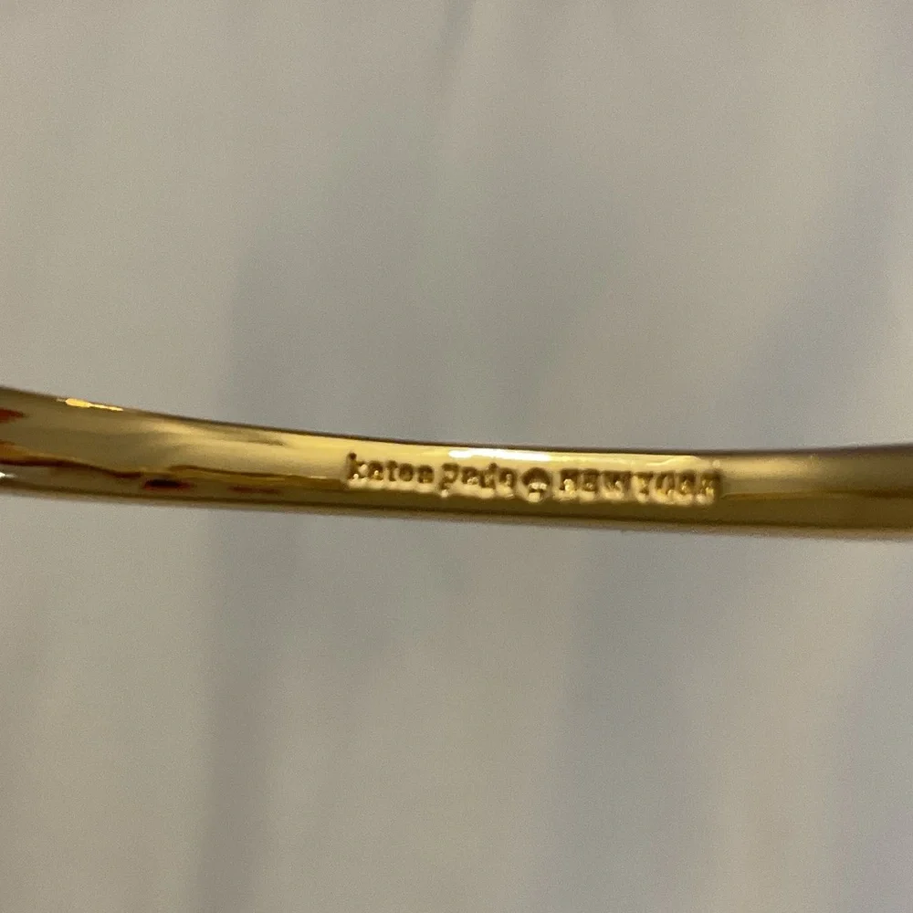 Gold Knot Bangle Bracelet - Picture 3 of 3